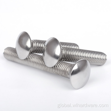 Cup Head Square Neck Bolts Custom Stainless Round Head Square Neck Carriage Bolt Supplier